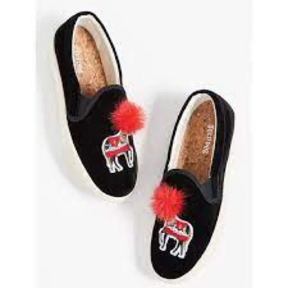 Soludos | Women's Velvet Show Pony Sneaker Black Size 9.5 - Picture 3 of 6